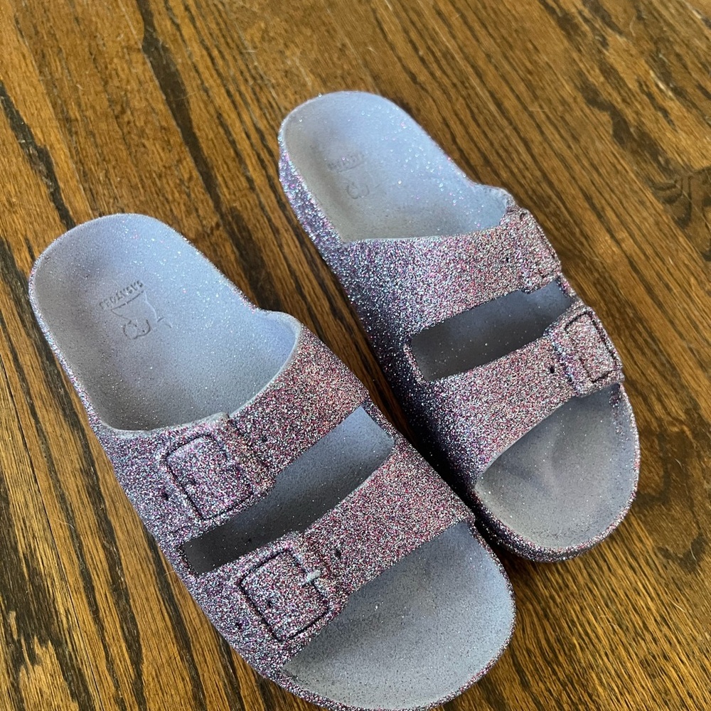 Cacatoes glittery sandals